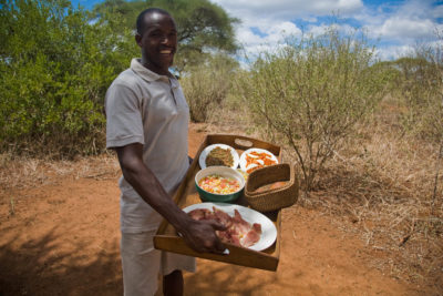 Mittagessen im Tarangire Safari Camp